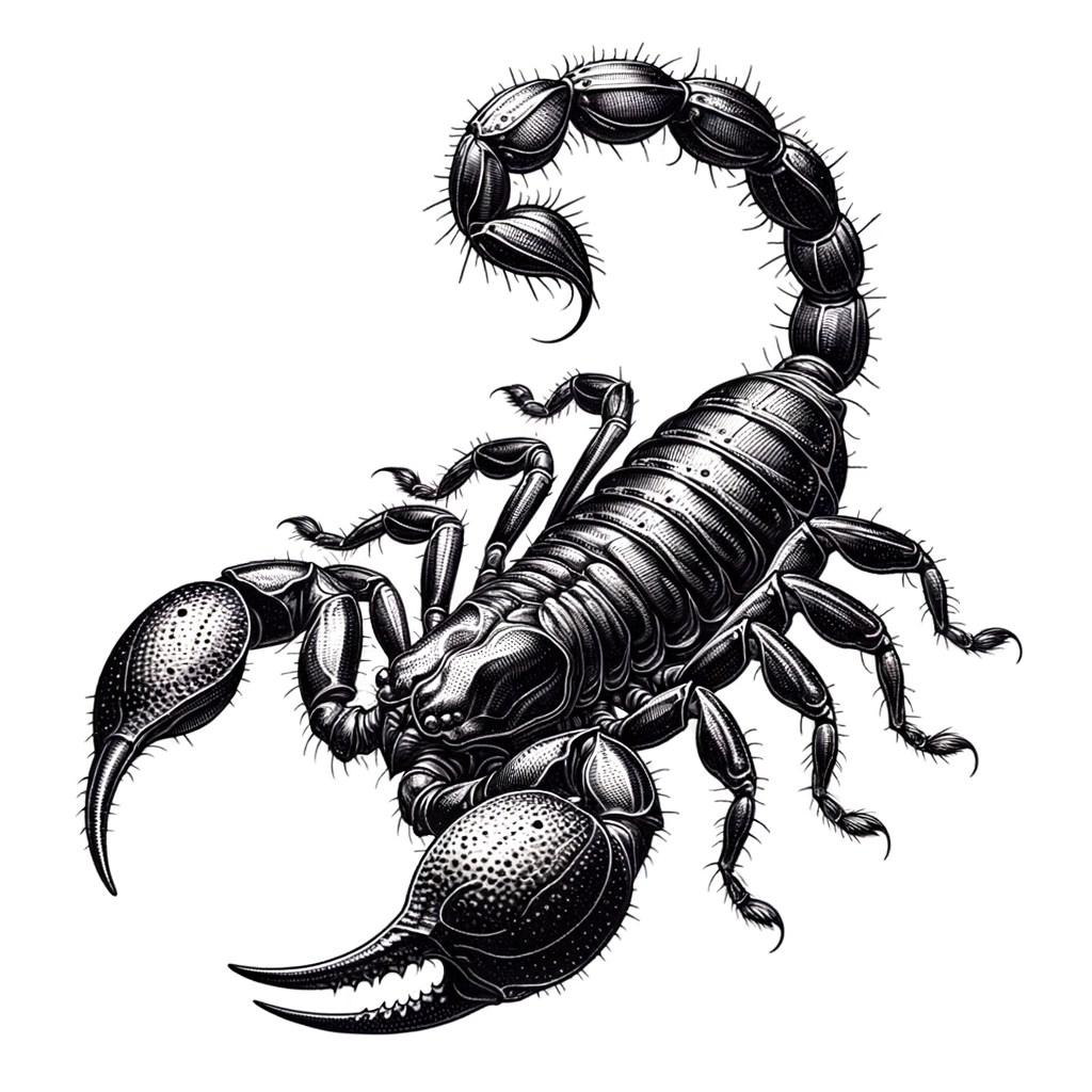 Micro Realism Scorpion With Hyper-Detailed, Realistic Features