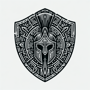 Micro Realism Spartan Shield With Detailed Textures