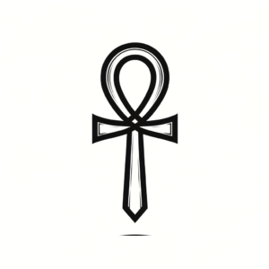 Minimalist Ankh Outline