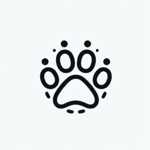 Minimalist Bear Paw Print