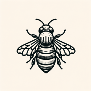 Minimalist Bee, Simple And Clean