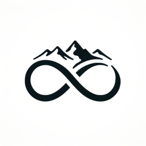 Minimalist Infinity With Mountain