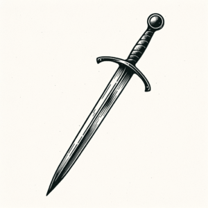 Minimalist Sword With Sleek Blade