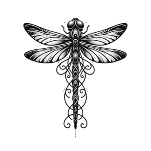 Modern Neo-Traditional Dragonfly Twists