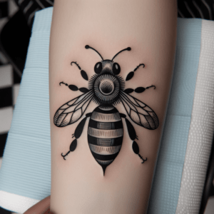 Neo-Traditional Bee With A Twist