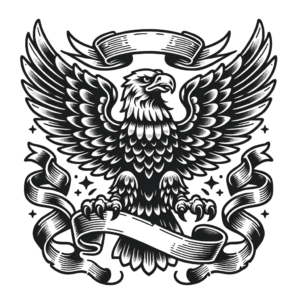 Neo-Traditional Eagle With Banner