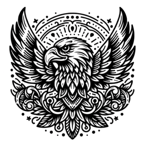 Neo-Traditional Eagle With Classic Elements