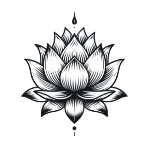 Neo-Traditional Lotus With Modern Flair