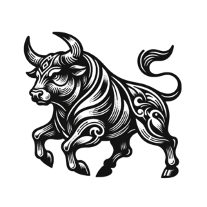 Neo-Traditional Taurus Bull With Modern And Classic Mix