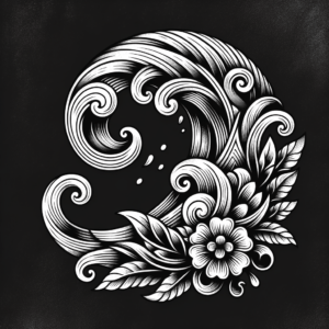 Neo-Traditional Wave With Modern Design