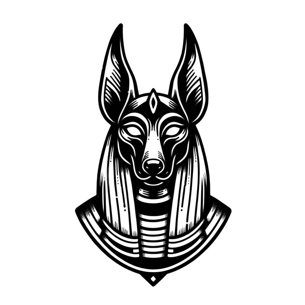 New School Anubis With Bold Outlines