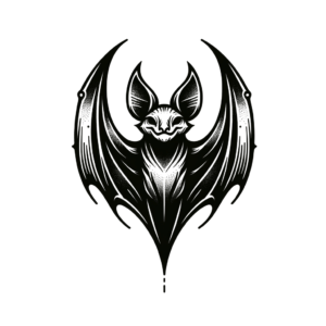 New School Bat With Exaggerated Features