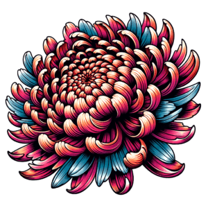 New School Chrysanthemum With Vibrant Colors