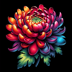 New School Chrysanthemum With Vibrant Colors