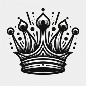 New School Crown With Exaggerated Features