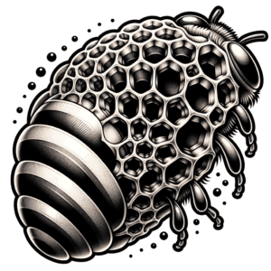 New School Honeycomb With Exaggerated Features