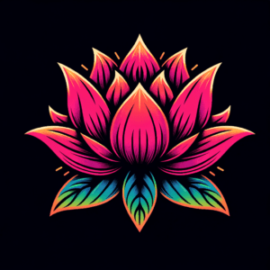 New School Lotus With Vibrant Style