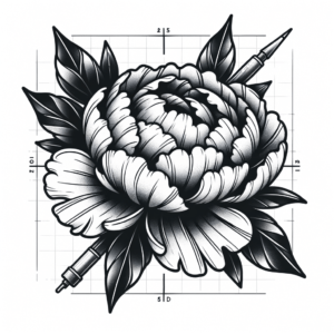 New School Peony With Exaggerated Features