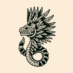 New School Quetzalcoatl With Cartoonish Look