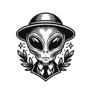 Old-School Alien With Traditional Style