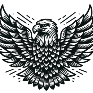 Old-School Eagle With Shading