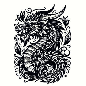 Old-School Viking Dragon