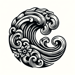 Old-School Wave With Vintage Design