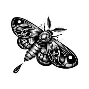 Playful Ignorant Style Moth