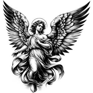 Realism Angel With Detailed Features