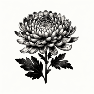 Realism Chrysanthemum With Lifelike Petals