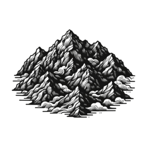 Realism Mountain With Detailed Rock Textures