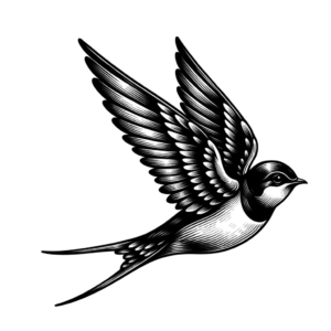 Realism Swallow With Lifelike Details