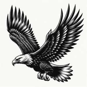 Realistic Eagle Soaring
