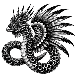 Realistic Quetzalcoatl With Detailed Scales