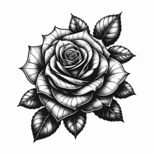 Realistic Rose With Details