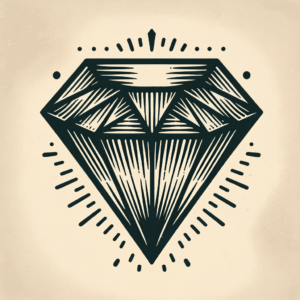 Retro Diamond With Vintage Charm