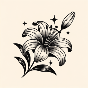 Retro Lily With 1950S Style