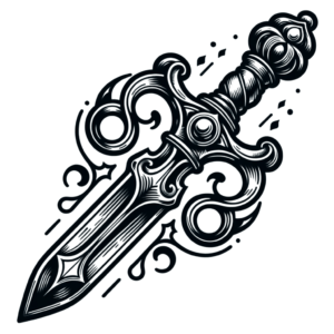 Retro Sword With Vintage Style