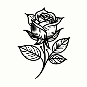 Rose Inspired By Anime Art