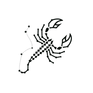 Scorpio Minimalist Black Line