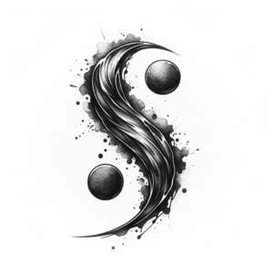 Semicolon In A Watercolor Splash