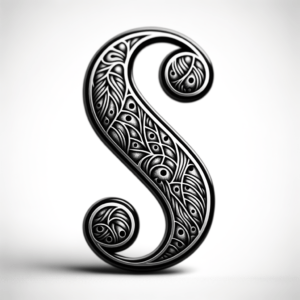 Semicolon With Intricate Patterns