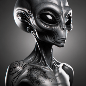 Sexy Alien With A Captivating Look