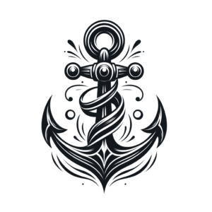 Sexy Anchor With Flowing Lines