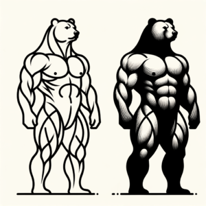 Sexy Bear With Sleek Lines