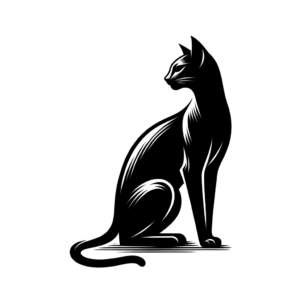 Sexy Cat With Elegant Posture