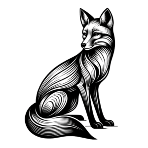 Sexy Fox With A Sleek, Elegant Pose