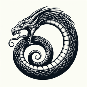 Sexy Ouroboros With Elegant Curves