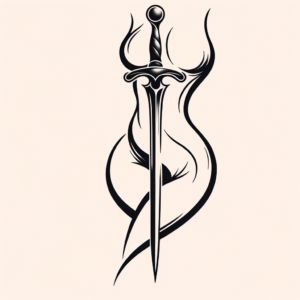 Sexy Sword With Curvy Lines