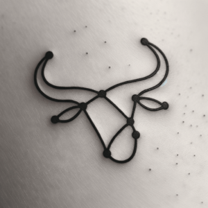 Sexy Taurus Constellation With Elegant Curves